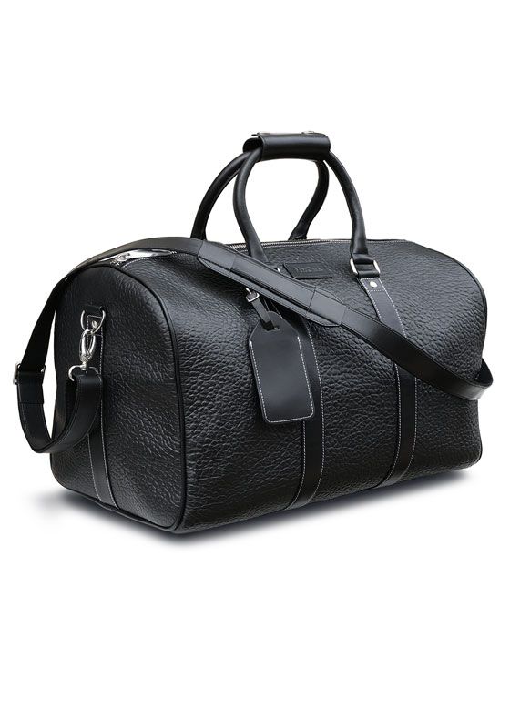 black leather duffle bag Luxury Luggage With Adjustable Strap For Daily Use, Luxury Daily-use Luggage With Adjustable Strap, Luxury Large Capacity Shoulder Bag For Overnight Trips, Luxury Luggage For Overnight Trips With Top Carry Handle, Luxury Duffle Bag With Adjustable Strap For Daily Use, Luxury Leather Luggage With Adjustable Strap, Luxury Travel Bag With Adjustable Strap For Business, Luxury Business Travel Bag With Adjustable Strap, Classic Leather-lined Luggage For Weekend Trips