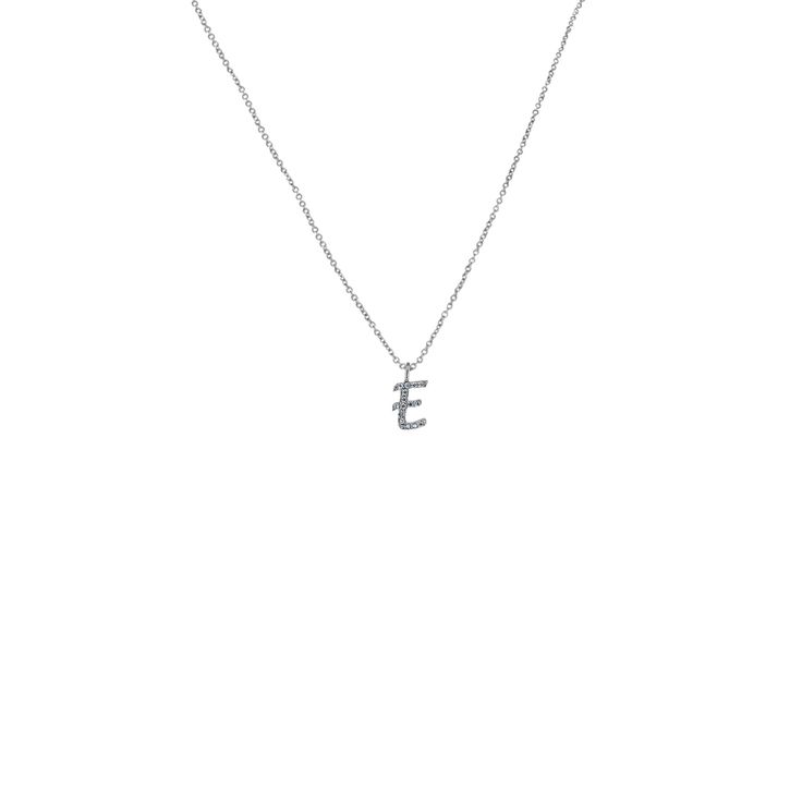 A twist on our fan-favorite classic letter necklaces. These necklaces are the perfect gift for any occasion. Letter "E".Measurement: 0.3" pendant; 16" + 2" extenderClosure: Spring ringMaterial: Brass with Rhodium Plating Silver E Necklace, E Necklace Letter, E Necklace Initial, E Necklace, L Necklace, Initial E, Letter Necklace Initials, Bat Girl, Initial Necklace Silver