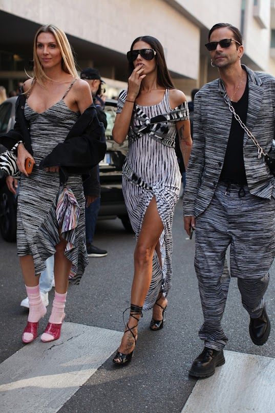 Missoni Street Style, Street Style London 2023, Giorgia Tordini, Gilda Ambrosio, Fashion Book, Spring Summer 2023, London Street Style, Street Style Summer, Street Style Inspiration