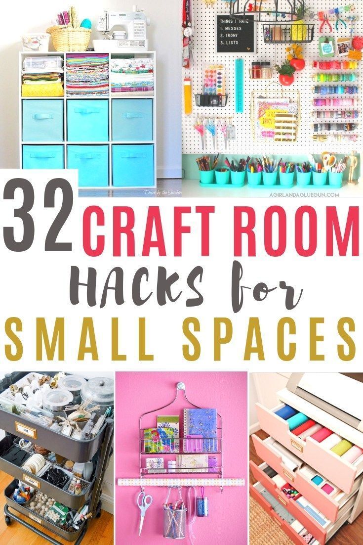 craft room hacks for small spaces that are easy to make and great for storage