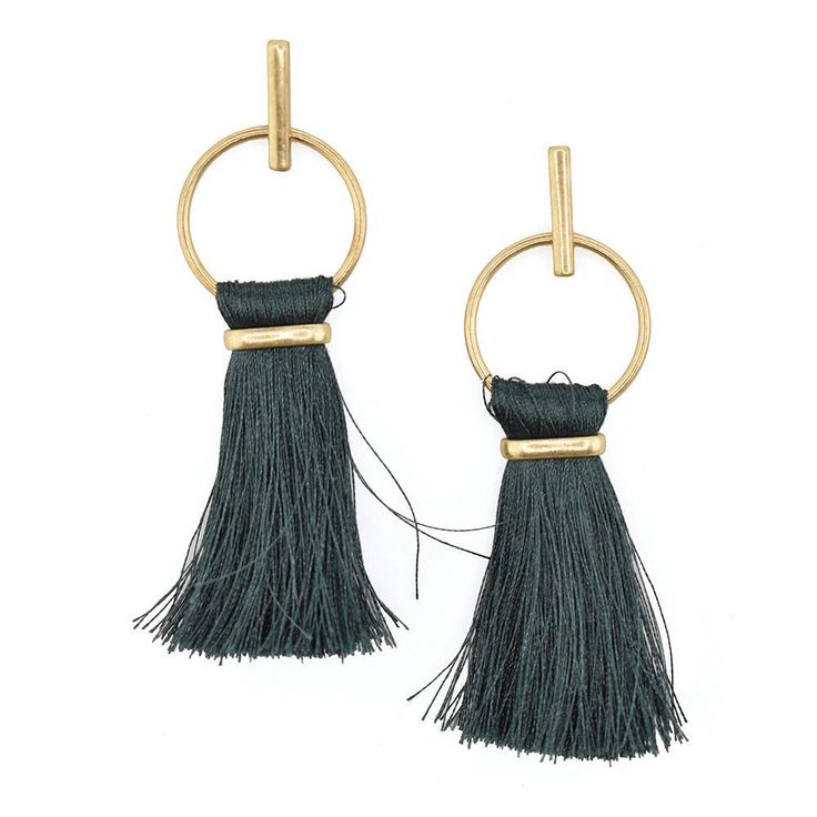 LOVELY TASSEL EARRINGS - These drop tassel earrings feature a metal bar post with a dangling hoop and wraparound tassel, making it a unique and eye-catching piece to wear. STYLE - Perfect for any occasion to wear, whether it is a birthday party, dinner night out, wedding, and more! Show your personality by pairing these lovely earrings with your favorite night outfit or even with your everyday casual look. AMAZING GIFTS - Treat your friends, family, or even yourself with these adorable pair of e Birthday Party Dinner, Tassel Making, Bar Post, Dinner Night, Fall Ribbons, Party Dinner, Amazing Gifts, Metal Bar, Christmas Ribbon