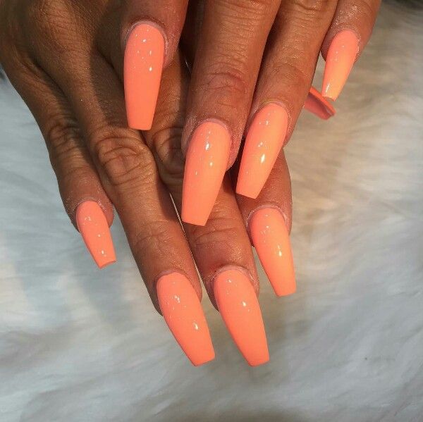 White Tip Acrylic Nails, Light Pink Acrylic Nails, Bright Summer Acrylic Nails, Matte Acrylic Nails, Orange Acrylic Nails, Neon Acrylic Nails, Remove Acrylic Nails, Purple Acrylic Nails, Acrylic Nail Shapes