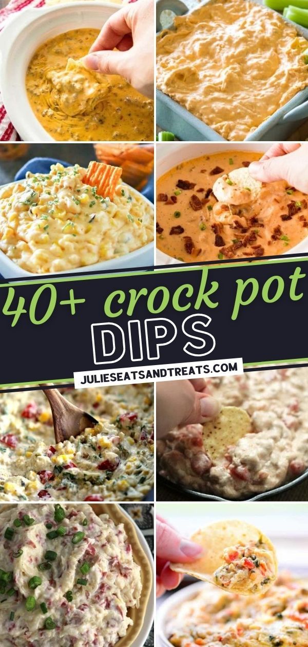 the best crock pot dips are so easy to make and they're delicious