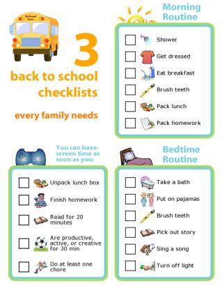 the back to school checklist for every family needs