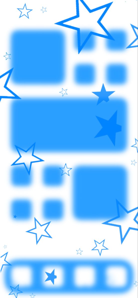 blue stars on white background with space for text