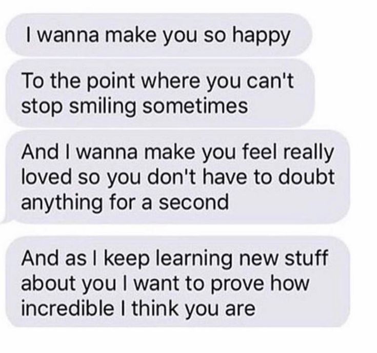 two texts that are being used to describe someone's love for him and her