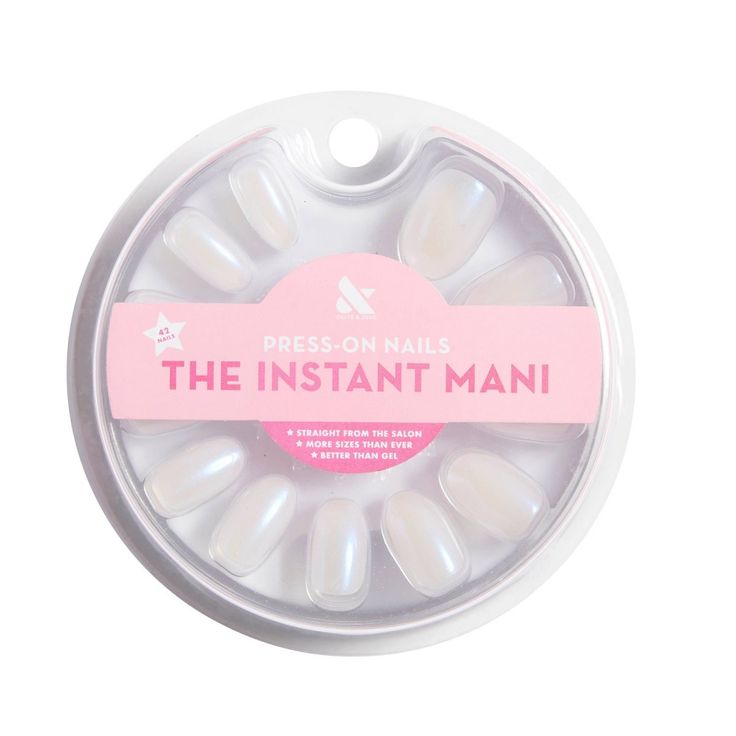 Meet the realest-looking fake nails you've ever seen. The Instant Mani by Olive & June are press-on nails that come in 21 sizes (the most ever!) with the realest-looking fit. Each package contains 42 total nails and everything you need for a perfect press-on mani at home. Straight from the salon, better than gel. Lasts up to 14 days thanks to non-toxic and non-damaging glue. Fake nails never looked so real. Short Press On Nails, Olive And June, Pink Cheetah, Rainbow Swirl, Nail Length, Milky White, Artificial Nails, Peachy Pink, Nail Kit