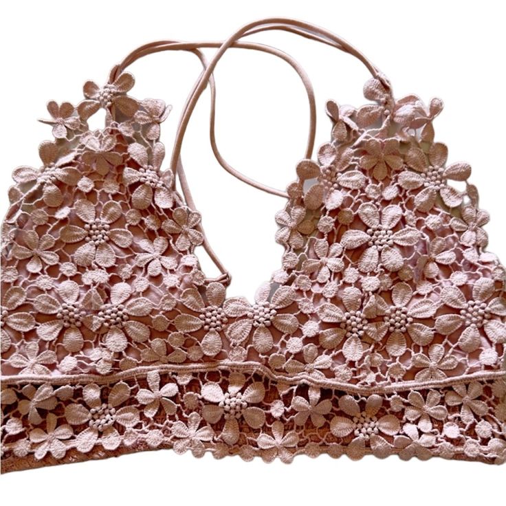 Free People Intimately Bralette Color: Mist Mauve Size: Medium New With Tags Free People Intimates, Women's Intimates, Mist, Bralette, Free People, Size Medium, Tags, Full Service, Women Shopping