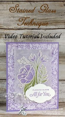 a card with flowers on it and the words, video floral included in white lettering