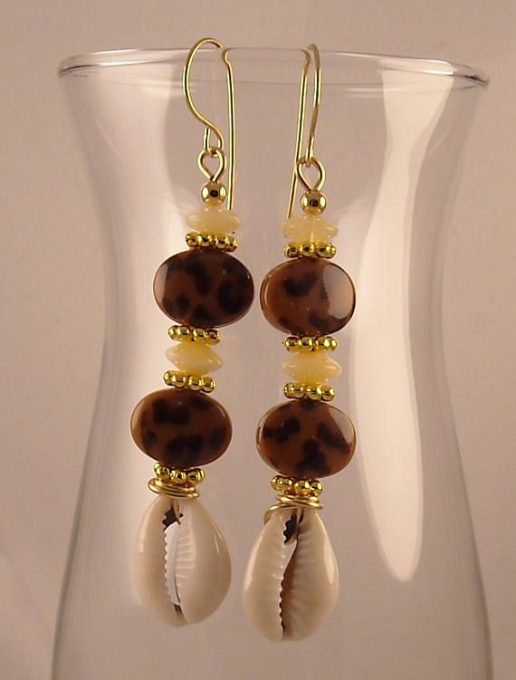 Bohemian Bronze Earrings With Round Beads, Brown Round Bead Earrings For The Beach, Brown Round Bead Earrings For Festivals, Bohemian Brown Beaded Earrings With Gold Beads, Bohemian Gold Beaded Earrings With Ear Wire, Bohemian Gold Round Bead Earrings, Bohemian Brown Jewelry With Spacer Beads, Gold Bohemian Beaded Earrings With Ear Wire, Brown Beaded Earrings For Beach