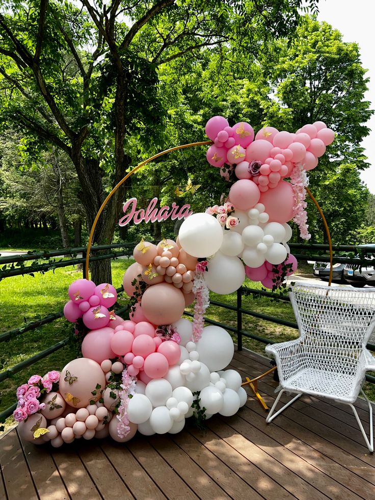 Garden theme
Butterfly theme
Baby shower girl
Birthday
Girly
Pink balloons Butterfly Theme Balloon Arch, Round Balloon Arch With Flowers, Round Backdrop With Balloons And Flowers, Flower And Butterfly Backdrop, Floral Backdrop With Balloons, Flower Wall With Balloon Garland, How To Add Flowers To Balloon Garland, Hoop Backdrop With Balloons, Balloon Backdrop With Flowers