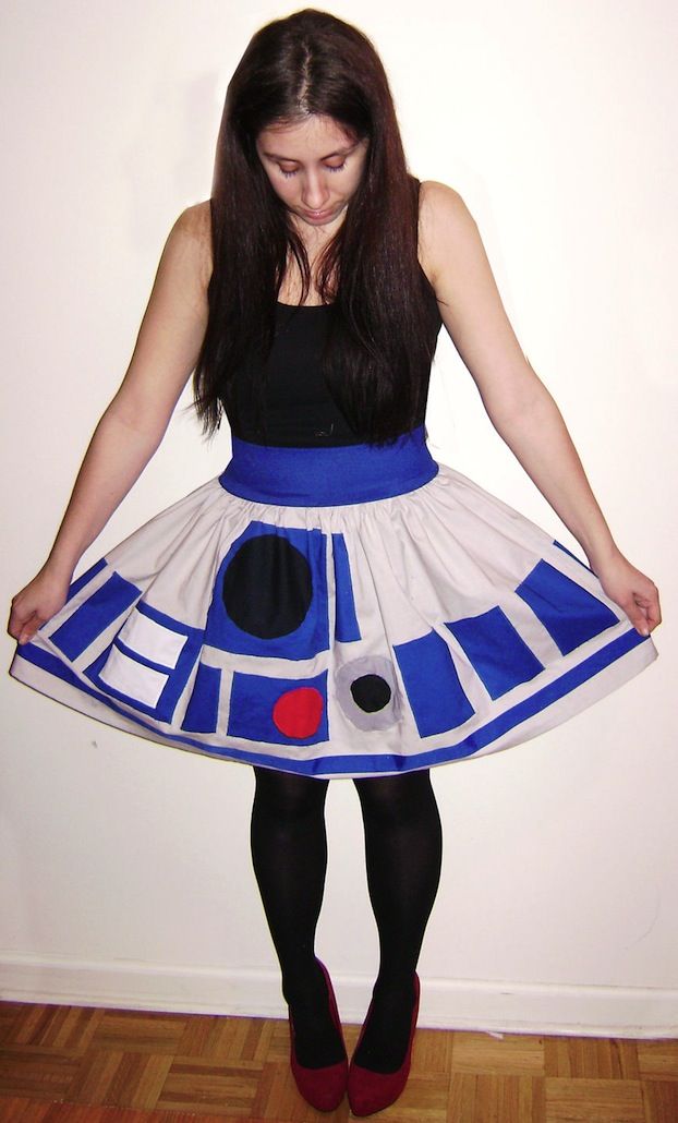 R2d2 Dress, Band Costumes, R2d2 Costume, Star Wars Dress, Star Wars Fashion, Nerd Fashion, Star Wars R2d2, Star Wars Outfits, Star Wars Costumes