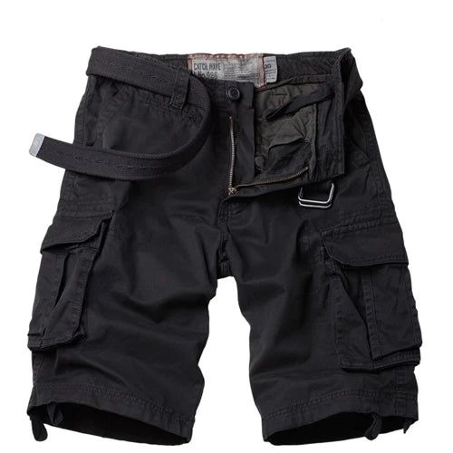 Style: Casual Pattern Type: Solid Applicable Season: summer Material: COTTON Pant Style: Regular Fit Type: LOOSE Gender: MEN Waist Type: MID Item Type: Shorts Length: Knee Length Closure Type: Elastic Waist Decoration: Button Short Length Cargo Pants For Summer Outdoor, Summer Outdoor Short Cargo Pants, Cotton Cargo Shorts For Summer Outdoor Activities, Summer Cotton Cargo Pants, Summer Cotton Short Cargo Pants, Summer Outdoor Cotton Cargo Pants, Summer Outdoor Cotton Cargo Shorts, Military Style Cargo Pants With Cargo Pockets For Summer, Summer Military Cargo Pants With Cargo Pockets