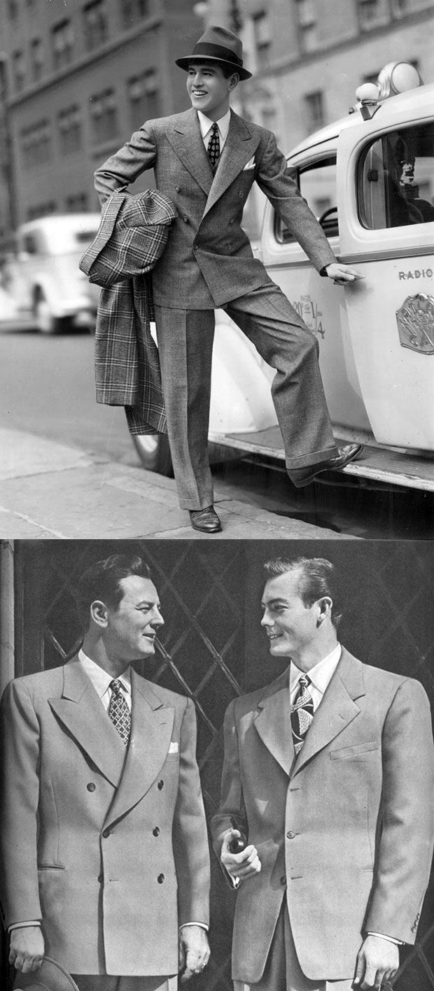 mens fashion 1940s(1) 1940’s Mens Fashion, 1940s Men, Rain Costume, Suits And Ties, 40s Mode, 1940s Mens Fashion, Men In Suits, Mens Fashion Magazine, Fashion 1940s