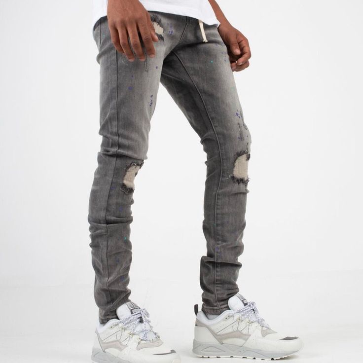 Thrt Denim Grizzly (Dark Wash) Skinny Jeans Slim , Tapered Fit 98% Cotton 2% Elastic Zipper At Inseam Purple Denim Jeans For Streetwear, Straight Leg Purple Jeans For Streetwear, Purple Straight Leg Jeans For Streetwear, Purple Denim Bottoms For Streetwear, Jeans Color, Jeans Slim, Colored Jeans, Mens Jeans, Man Shop