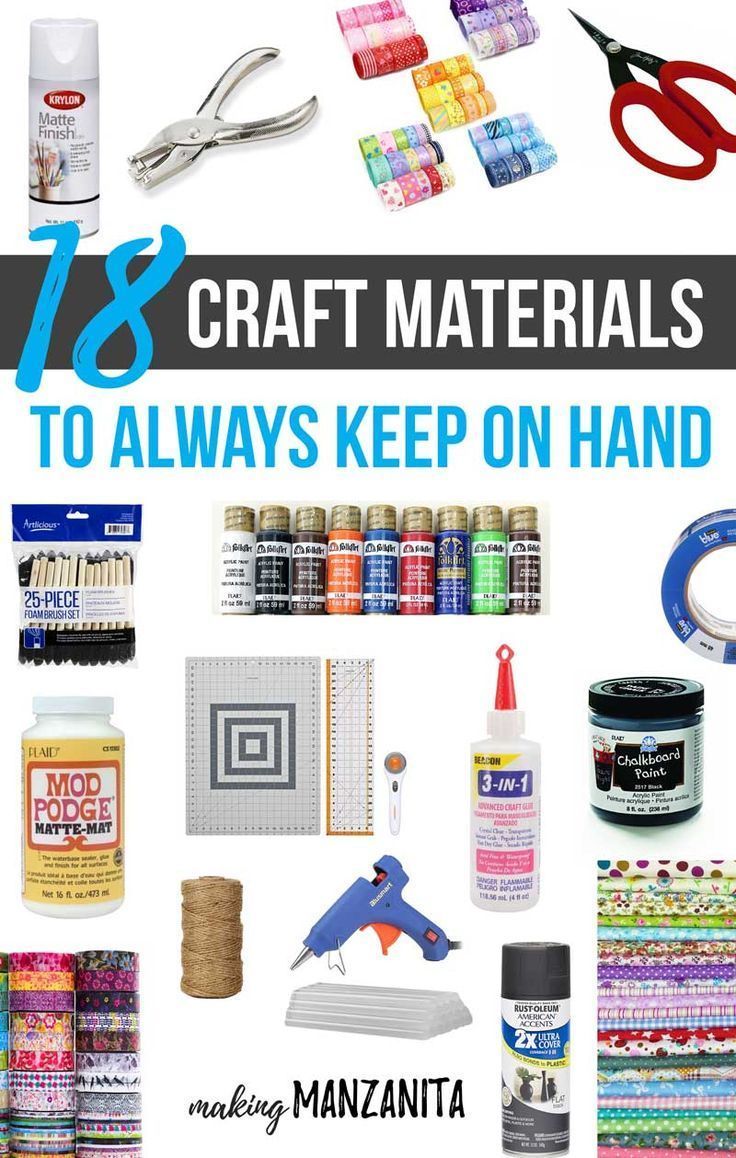 Building out a good stock of craft supplies can be overwhelming. If you're wondering what you should always keep on hand for crafting, you're in luck. Today I'm sharing must have craft materials that are versatile and affordable for DIY projects #craft #materials #DIY Craft Supplies Inventory, Free Craft Supplies, Cheap Craft Supplies, Craft Supply Storage, Kids Craft Supplies, Budget Crafts, Organize Craft Supplies, Creative Tutorials, Cheap Crafts