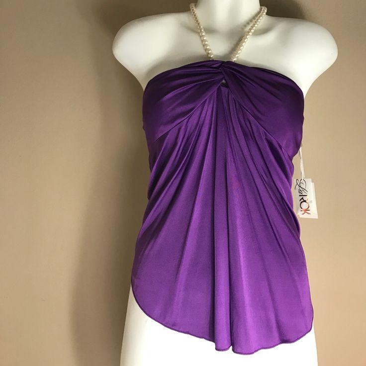 Larok Pearl Halter Dress Top In Purple. The Little Mermaid Costume, Lil Mermaid, Purple Tropical, Tropical Top, Little Mermaid Costume, Halterneck Top, Mermaid Costume, Halter Neck Top, Fantasy Dress