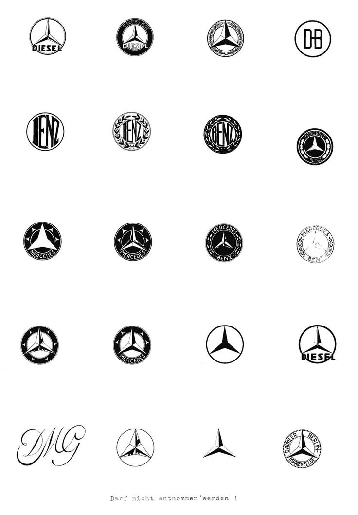 a bunch of different logos that are in black and white on a white paper background