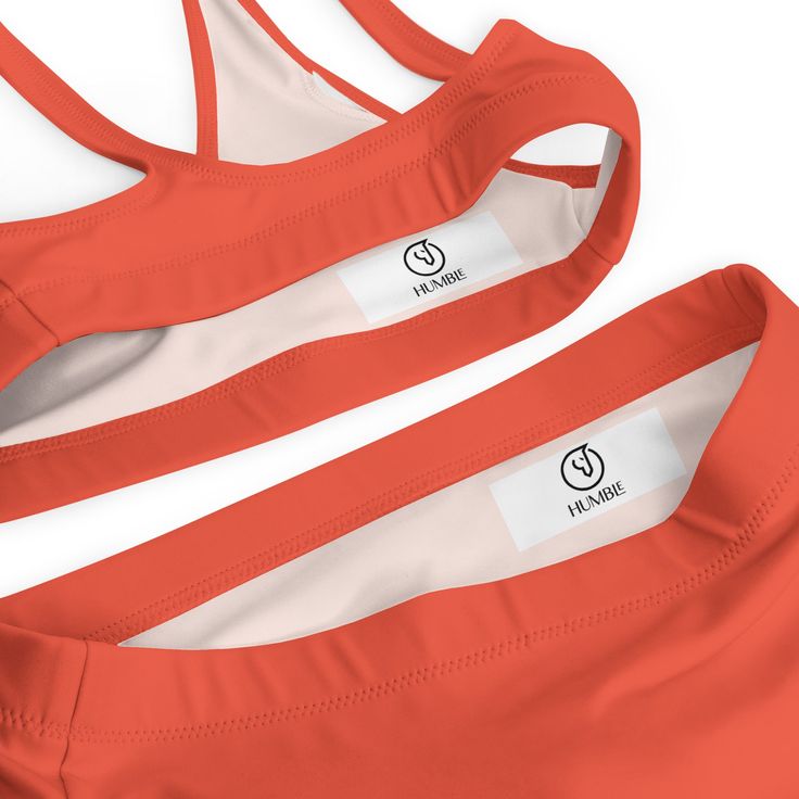 It’s too easy to fall in love with this two-piece sports bikini set. Form flattering fit for all sizes up to 3XL, high waist bikini bottoms, Removable pads and its double-layer make it comfy to wear all day by the pool or at the beach. Double-layered and non-reversible Removable padding Tear-away care label Zig-zag stitching Fabric composition in the EU: 88% recycled polyester, 12% elastane Fabric weight in the EU (may vary by 5%): 6.78 oz/yd² (230 g/m²) Fabric composition in MX: 81% REPREVE rec Sporty Tankini With Built-in Padding For Swimming, Stretch Swimwear With Built-in Cups For Workout, Sporty Swimwear With Built-in Padding For Beach, Fitted Activewear With Built-in Padding For Beach, Summer Sports Swimwear With Moisture-wicking, Summer Fitted Swimwear With Moisture-wicking, Moisture-wicking Fitted Swimwear For Vacation, Sports Tankini With Built-in Bra For Beach Season, Summer Swimming Activewear With Built-in Padding