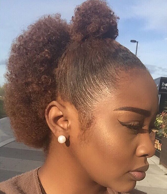 Short Natural Hairstyle                                                                                                                                                     More 4b Natural Hair, Cabello Afro Natural, Short Natural Hair, Cute Natural Hairstyles, Nappy Hair, Short Haircut Styles, Short Hair Black, American Hairstyles, Natural Hairstyle