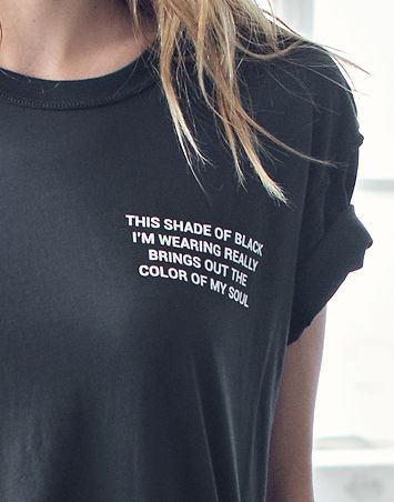 bourgeois.bohemianism. Black Soul, Black Pinterest, Look Grunge, Summer Graphic Tee, Statement Tshirt, Tumblr Fashion, Fashion Graphic, Grunge Style, Fashion Mode