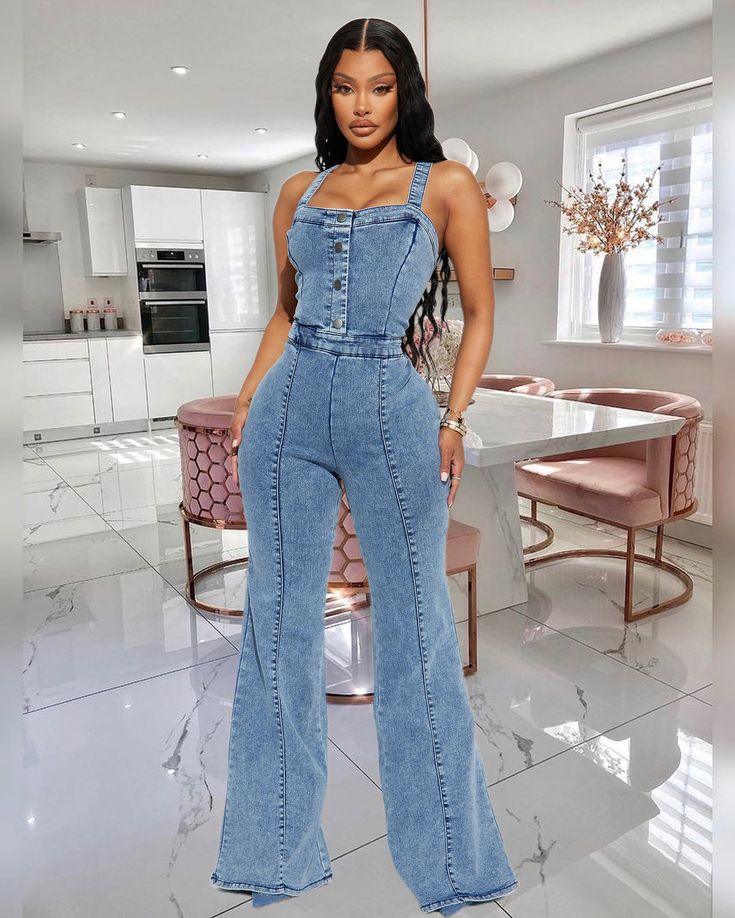 Suspender Jumpsuit, Streetwear Jeans, Corset Style Tops, Denim Patterns, Slim Denim, Denim Romper, Bell Bottom Pants, Corset Style, Denim Flares