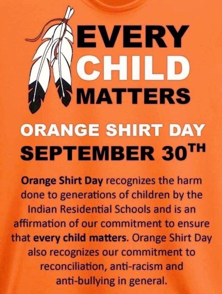 an orange shirt with the words every child matters on it, and there are other things to