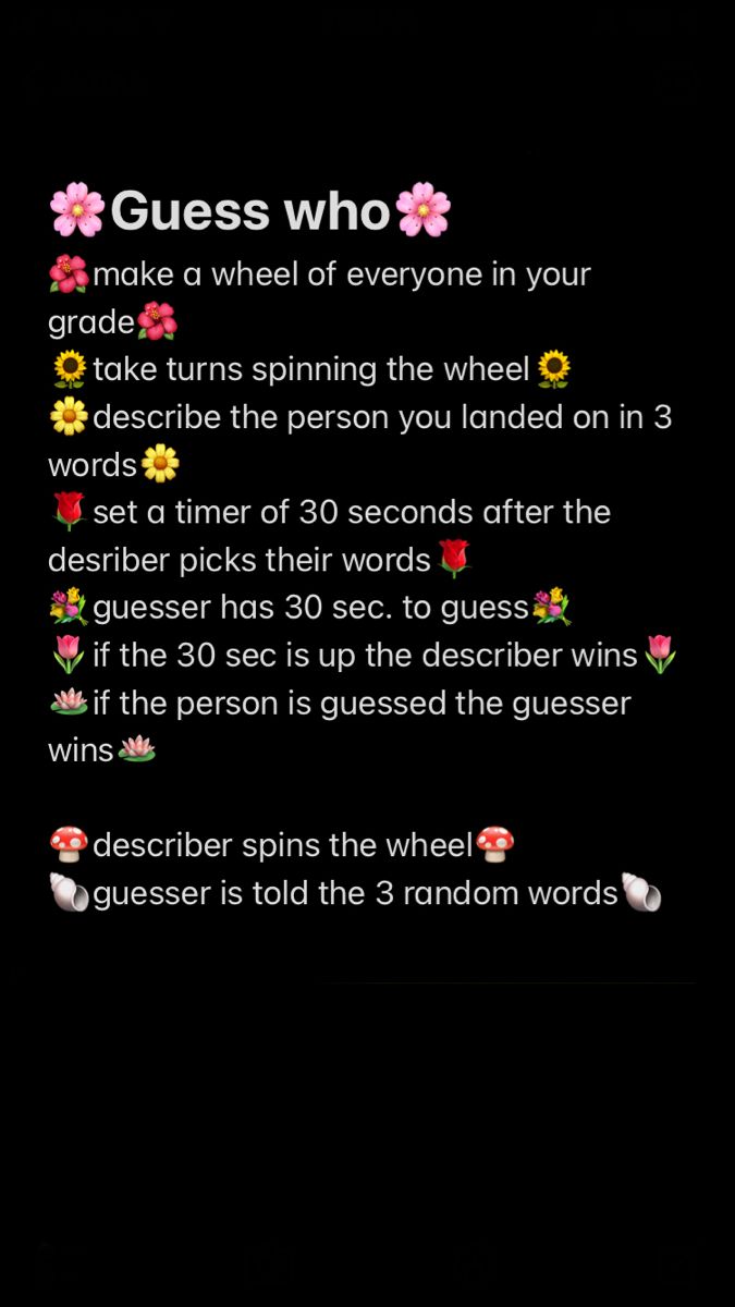 a text message with flowers on it that says guess who is the wheel of everyone in your riddle?