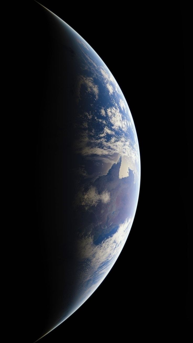 an image of the earth taken from space