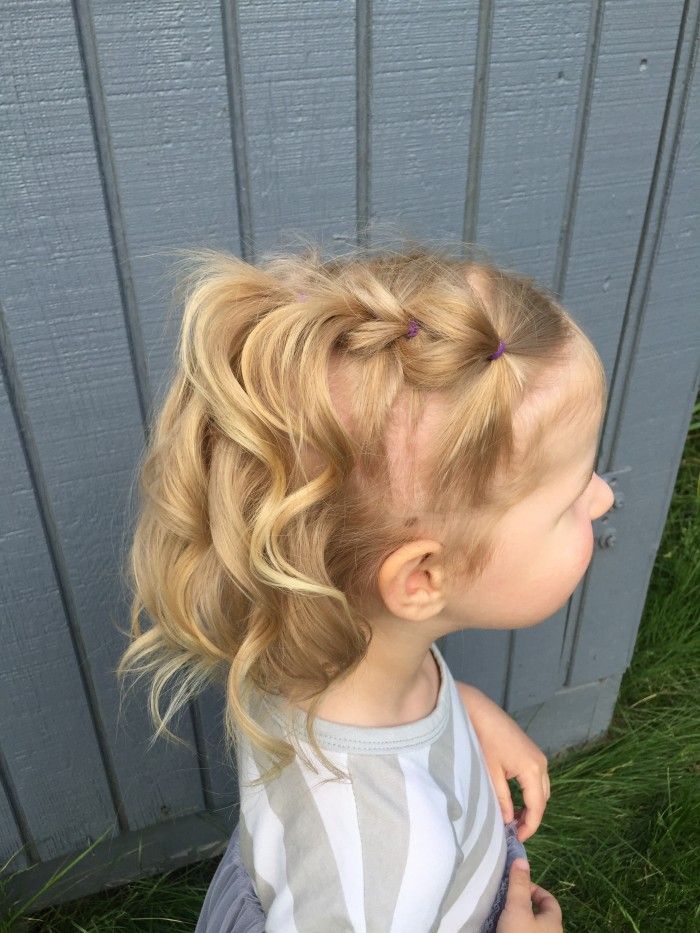 This hairstyle is easy to do and perfect for hard to manage, fine, toddler hair. Try this Waterfall Pull Through Braid on your little girl! Toddler Hairstyles Girl Fine Hair, Chignon Simple, Easy Toddler Hairstyles, Easy Little Girl Hairstyles, Girl Hair Dos, Toddler Hairstyles, Pull Through Braid, Toddler Hairstyles Girl