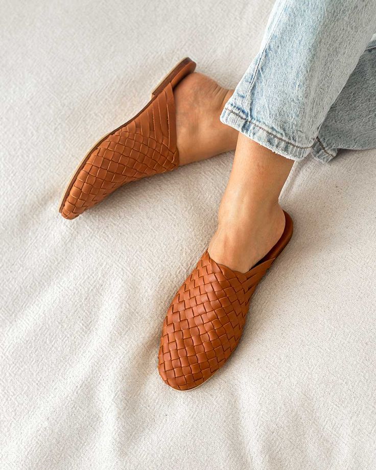 Woven Mules, Brown Mules, Walk This Way, Cozy Fits, Leather Mules, Mules Shoes, Tulum, Cute Shoes, On Shoes