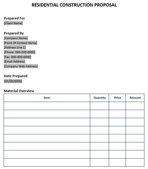 Construction Proposal Templates Construction Proposal, Cleaning Proposal Templates Free, Construction Proposal Template, Freelance Proposal Template, Construction Estimating Software, Financial Life Hacks, Proposal Templates, Best Templates, Business Template