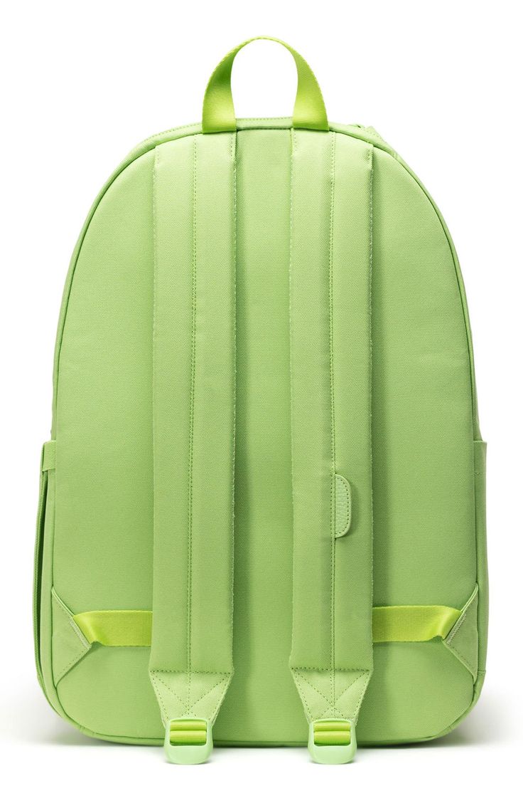 Roomy and versatile, this backpack made with recycled plastic bottles features pockets inside and out for keeping essentials organized and easy to find. A padded interior sleeve protects your laptop for safer transport whether you're crossing campus or traveling across the country. Top carry handle; adjustable backpack straps Two-way top-zip closure Exterior zip and water-bottle pockets Interior wall pockets; padded compartment fits most 15" laptops Lined Recycled polyester Imported Pop Quiz, Herschel Supply Co, Herschel Supply, Backpack Straps, Interior Wall, Wall Pockets, Recycle Plastic Bottles, Herschel, Recycled Plastic