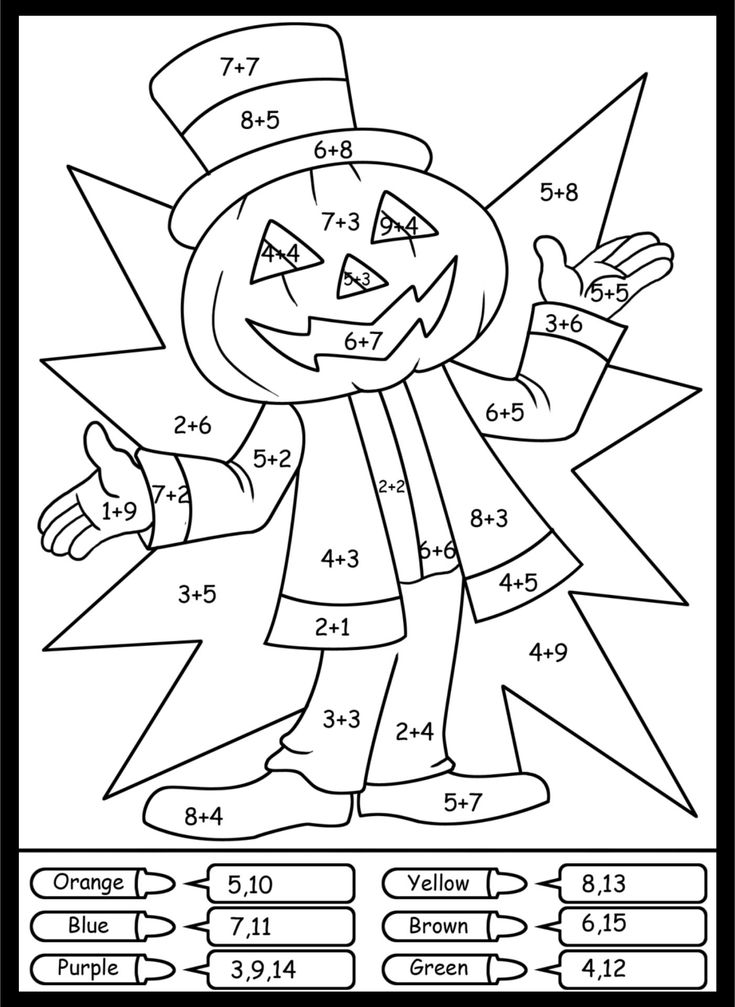 a coloring page with an image of a pumpkin wearing a top hat and holding a knife