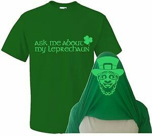 St Patrick t-shirts Fancy Dress Costumes, Clover Leaf, Fancy Dress, St Patrick, Adidas Jacket, Mens Clothing Styles, Mens T, Cotton Tee, Long Sleeve Tshirt Men