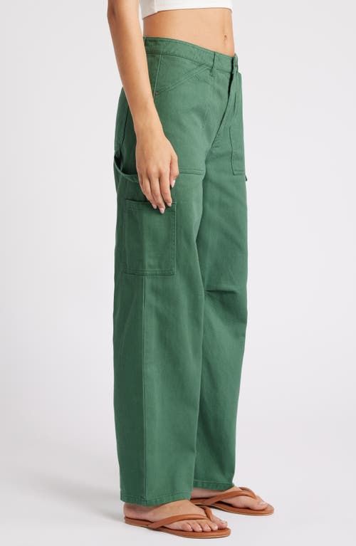 "Find BILLABONG Leia Pants on Editorialist. Fall for the silhouette of these casual-cool carpenter pants designed with wide legs. 29\" inseam; 19\" leg opening; 11 1/2\" front rise; 14 1/2\" back rise (size 29) 100% cotton Machine wash, line dry Imported" Emerald Bay, Carpenter Pants, Pants Design, Wide Legs, Billabong, Top Brands, Emerald, Wide Leg, Nordstrom