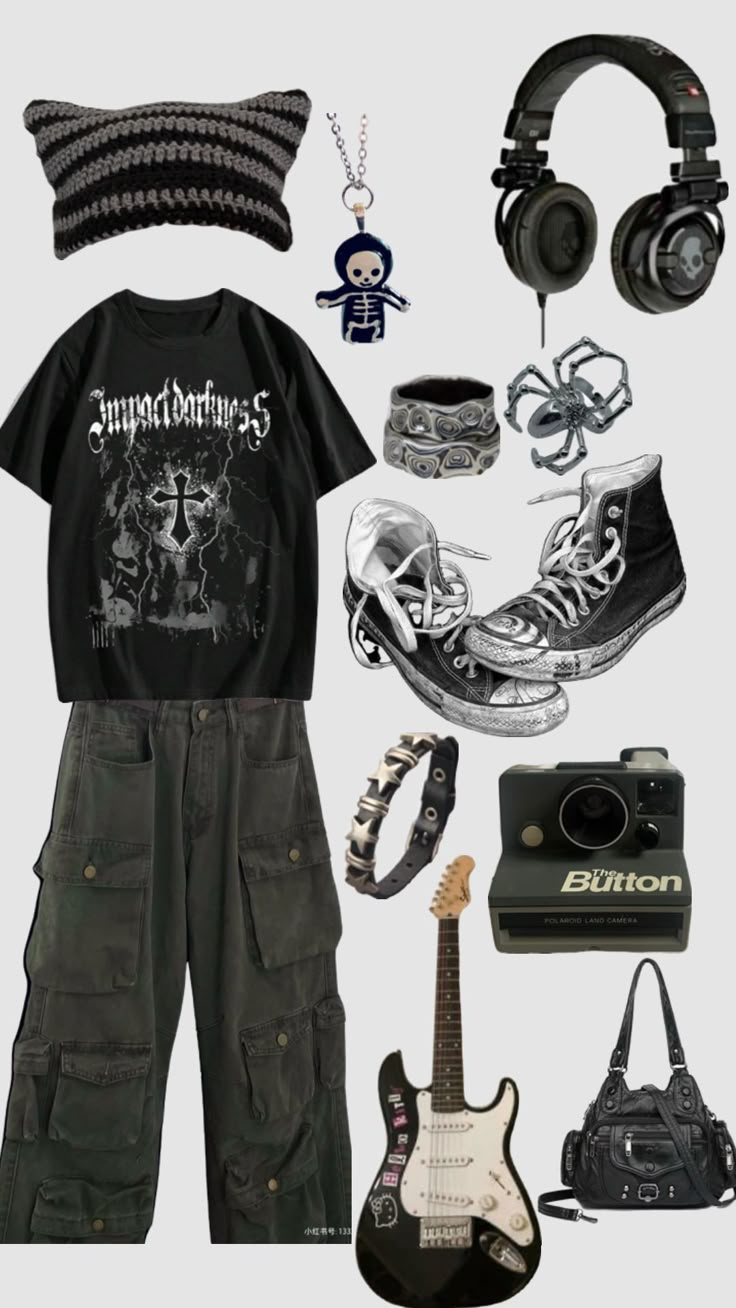 Grunge Style Outfits, Grunge Fits, Look Grunge, Masc Outfits, Alt Outfits, Kraf Diy, Tomboy Style Outfits, Emo Outfits, Y2k Outfits