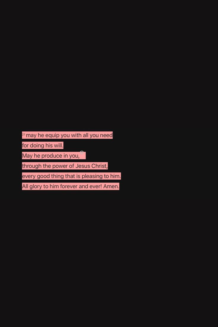 the text is written in pink on a black background