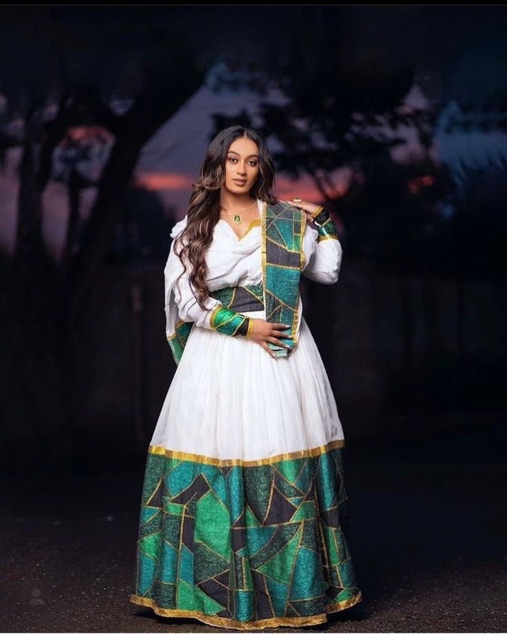 Colourful Ethiopian and Eritrean Habeshan Dress. Simply Amazing 100% Cotton. Eritrean Zuria Dresses, Blue Habesha Kemis, Ethiopia Dress, Habesha Clothes, Ethiopian Dresses, Ethiopian Wedding Dress, Amhara Culture, Ethiopian Culture, Eritrean Dress