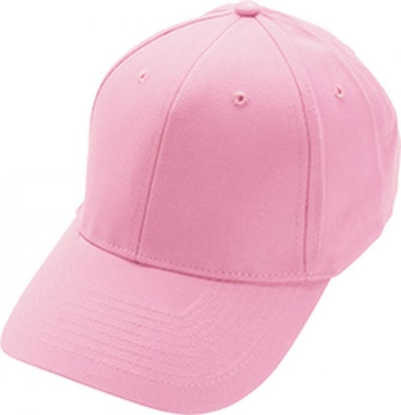 Pink Baseball Cap, No Logo Pink Six-panel Cotton Baseball Cap, Pink Baseball Cap For Baseball Season, Pink Curved Bill Hat For Baseball Season, Pink Cotton Sports Hat, Pink Trucker Hat For Baseball Season, Pink Flat Bill Sports Hat, Casual Pink Snapback Hat For Sports Events, Pink Adjustable Snapback Hat With Curved Visor, Pink Casual Trucker Hat For Sports Events