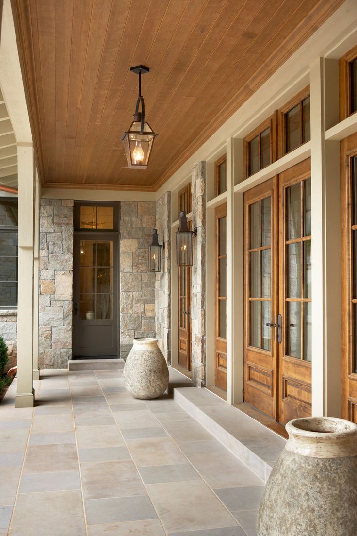 the front porch is clean and ready for us to use as an entrance way or sitting area