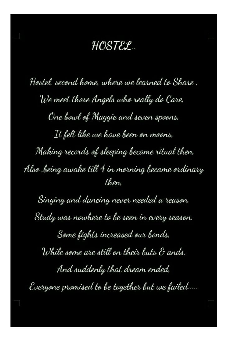 a poem written in black and white with the words hostz on it's side