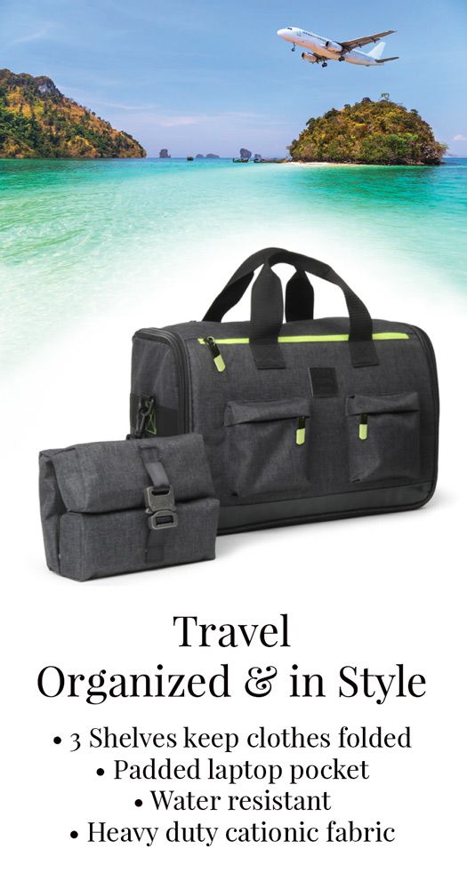 9 Secure compartments and Neon accents and charcoal space gray exterior this handsome Weekender Bag. Its like traveling with your closet! #weekendtravel #weekendbag #organizerbag #weekenderbagpacking  #packing #giftsformen #giftsunder$100 #giftable Weekender Bag Packing, Tote Insert, Gray Exterior, Bunny Bags, Pocket Handbag, Grey Exterior, Travel Bag Organization, Rattan Bag, Handbag Organization