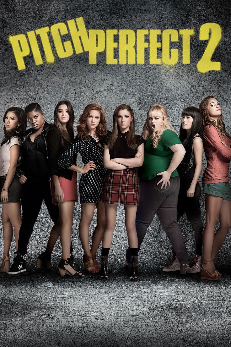 the cast of pitch perfect 2 on blu - ray and dvd with text that reads pitch perfect