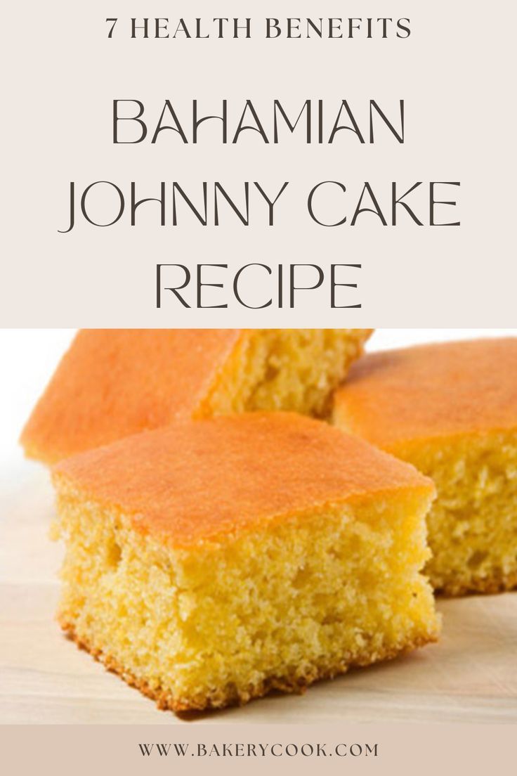 an image of a piece of cake with the words, 7 health benefits batman johnny cake recipe