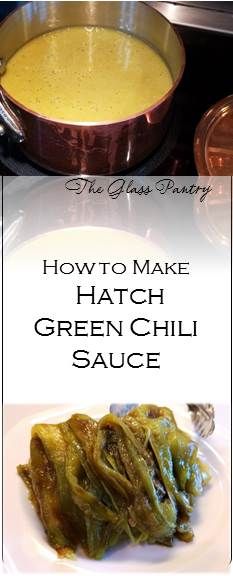 how to make hatch green chili sauce