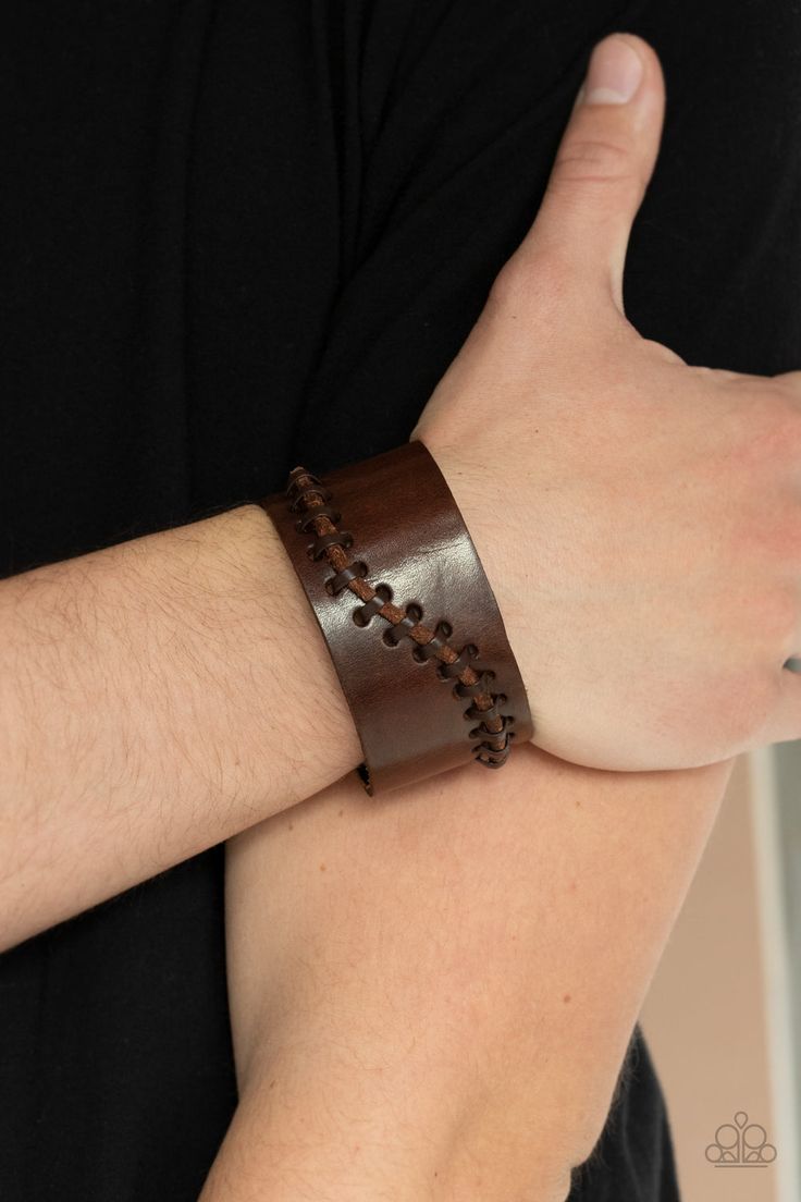 P9ST-BKXX-011XX Brown Leather Bracelet With Adjustable Band, Adjustable Brown Leather Jewelry, Adjustable Brown Leather Bracelet With Waxed Finish, Adjustable Rugged Leather Bracelet, Adjustable Brown Leather Bracelet With Wrist Strap, Adjustable Distressed Brown Leather Bracelet, Adjustable Vintage Brown Leather Jewelry, Artisan Brown Leather Bracelets, Artisan Brown Leather Bracelet