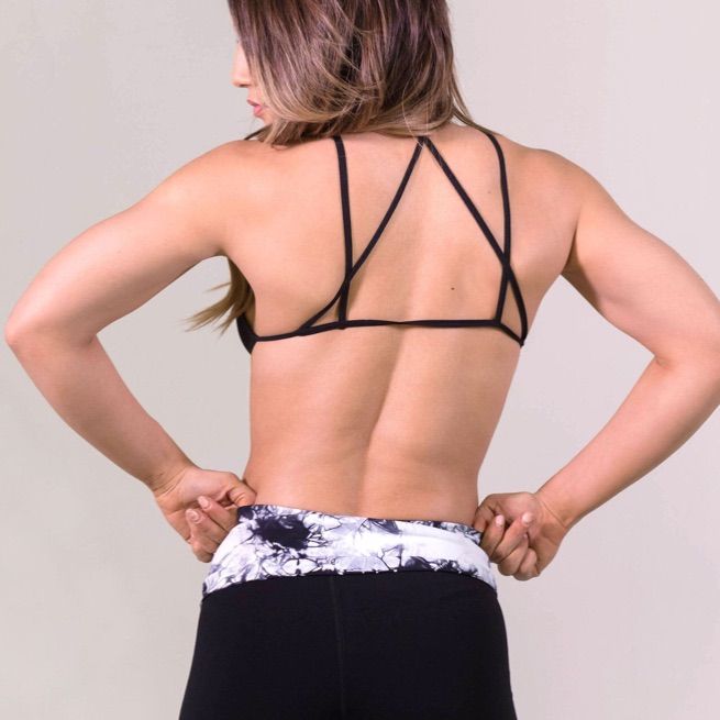 Geometry Strapped Top Super Cute Multi-Way Scrappy Sports Bra. Perfect For Yoga In The Park, A Backless Top, Or To Spice Up Your Gym Outfit! One Size Fits All. Fitted T-back Crop Top For Yoga, Black Triangle Top Sports Bra With Built-in Bra, Workout Top With Built-in Bra, Triangle Shape, Strappy Back Sports Bra For Training, Adjustable Straps Bra For Pilates, Fitted Bra With Adjustable Straps For Pilates, Fitted Training Bra With Adjustable Straps, Fitted Sports Crop Top With Strappy Back, Fitted Strappy Back Crop Top For Sports