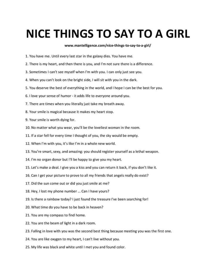 Nice Thing To Say To Your Girlfriend, To Her Sweet Texts, How To Call Someone Beautiful, Things To Say To Make Someone Smile, Sweet Words To Tell Your Girlfriend, Best Lines For Girlfriend, Beautiful Things To Say To Her, Thing To Say To Your Girlfriend, Cute Things To Say To Your Girlfriend Over Text