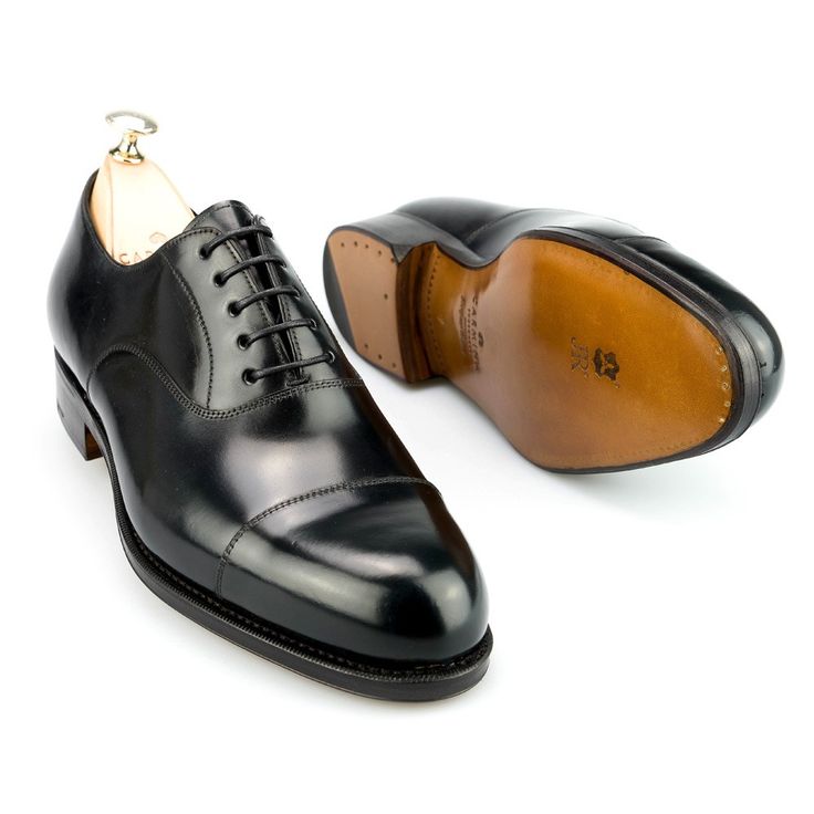 CAP TOE OXFORDS IN BLACK CORDOVAN Black Oxford Shoes Outfit, Best Sandals For Men, Oxford Shoes Heels, Gents Shoes, Oxford Shoes Outfit, Black Oxford Shoes, Wingtip Oxford Shoes, Sneakers Street Style, Best Shoes For Men